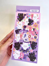 Maobabie Sticker Sheet - Magical Kitties