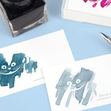 Wearingeul Ink Color Swatch Card - Smile Cat