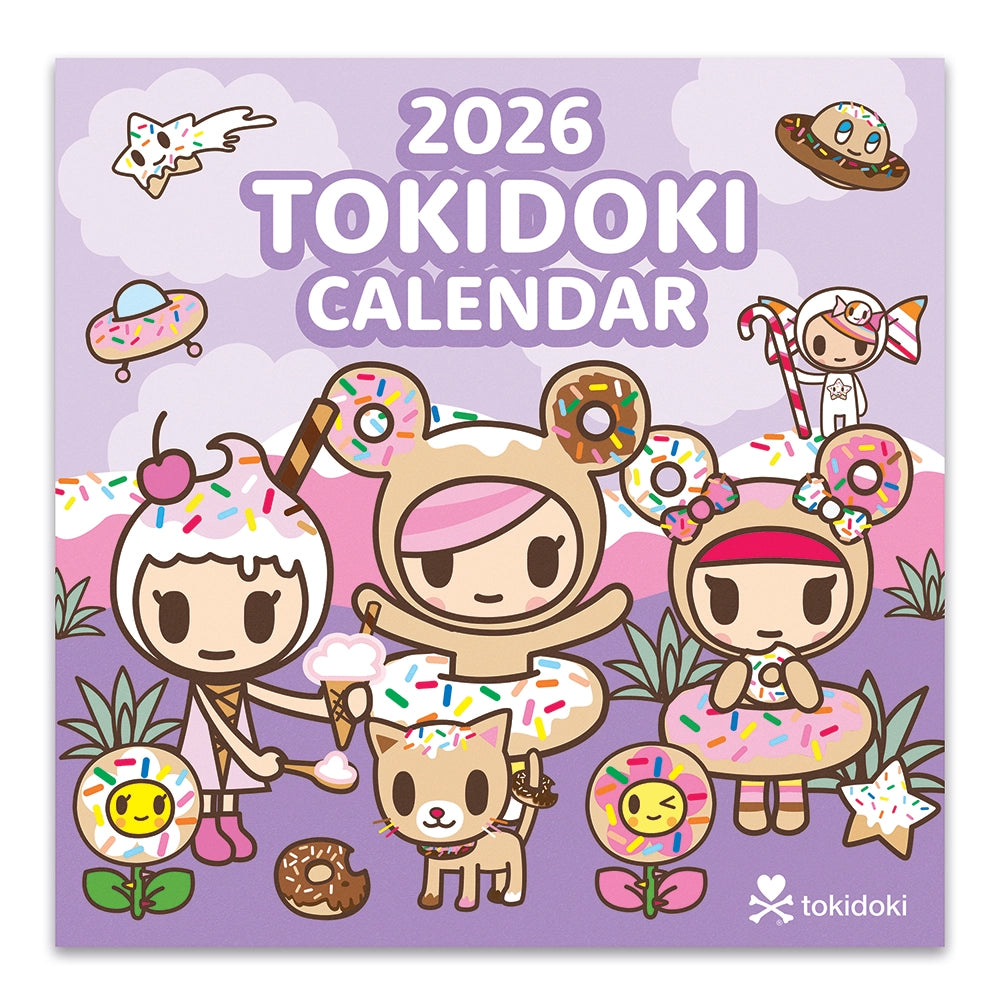 2026 Tokidoki Calendar 12" X 12" Calendar
