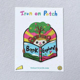 Bel’s Art World Iron-on Patch - Book Explorer