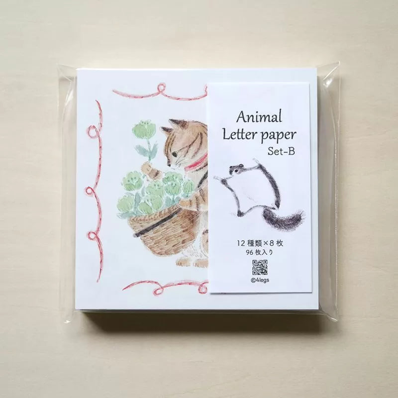 4legs Animal Letter Paper Set B (98 sheets)