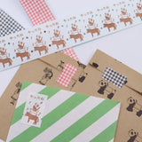 36 Sublo Label Sticker Roll - Gingham Check Red