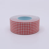 36 Sublo Label Sticker Roll - Gingham Check Red