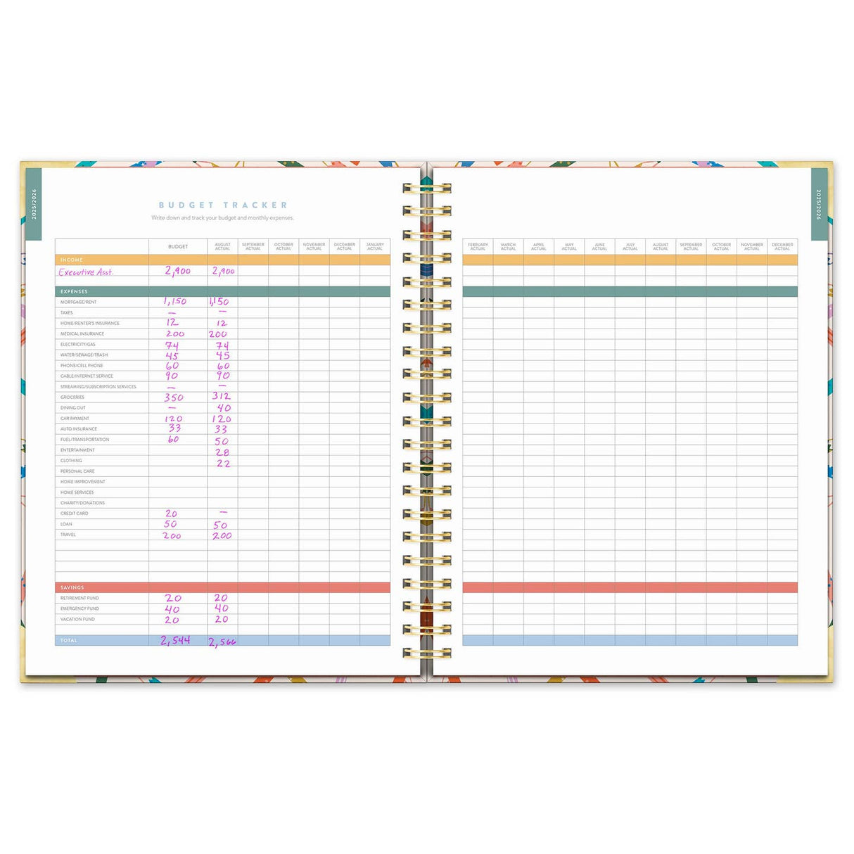 2026 Make Your Mark Extra-Large Spiral Planner