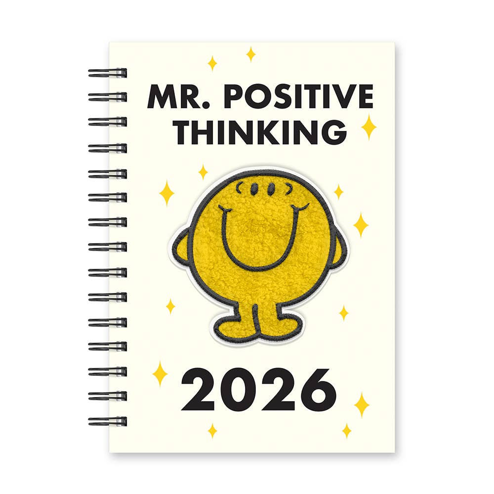 2026 Mr. Positive Thinking Chenille Patch Planner