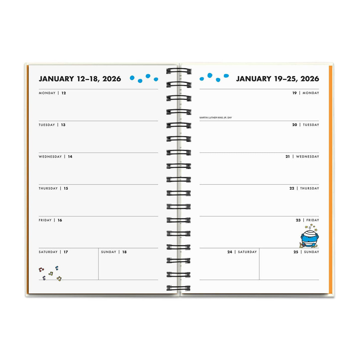 2026 Mr. Positive Thinking Chenille Patch Planner