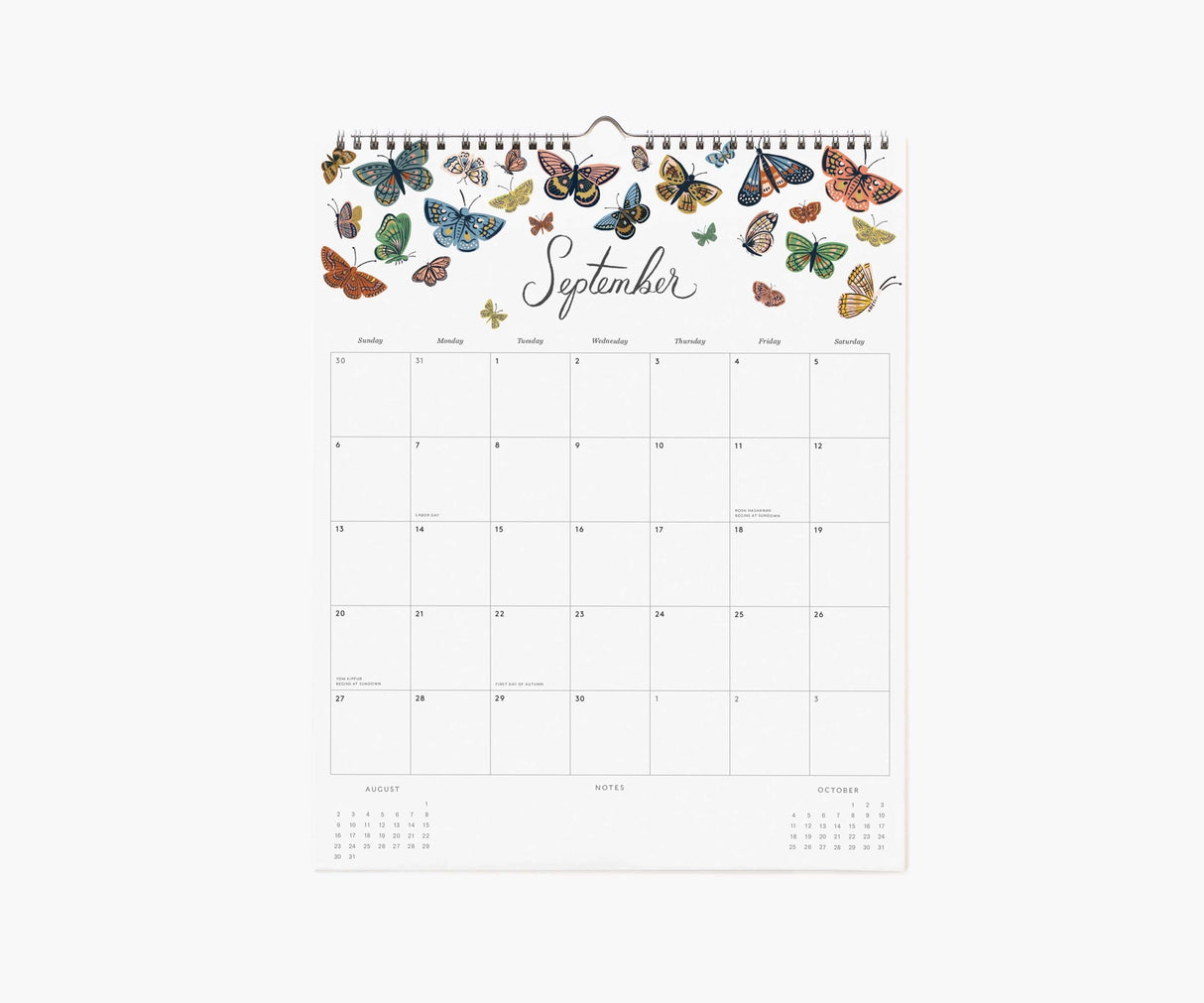 A little extra beauty for your day-to-day plans. In this twelve-month appointment calendar, each month features space for notes and daily engagements, plus a spiral binding with a center notch to make hanging simple. Calendar spans January - December 2026.