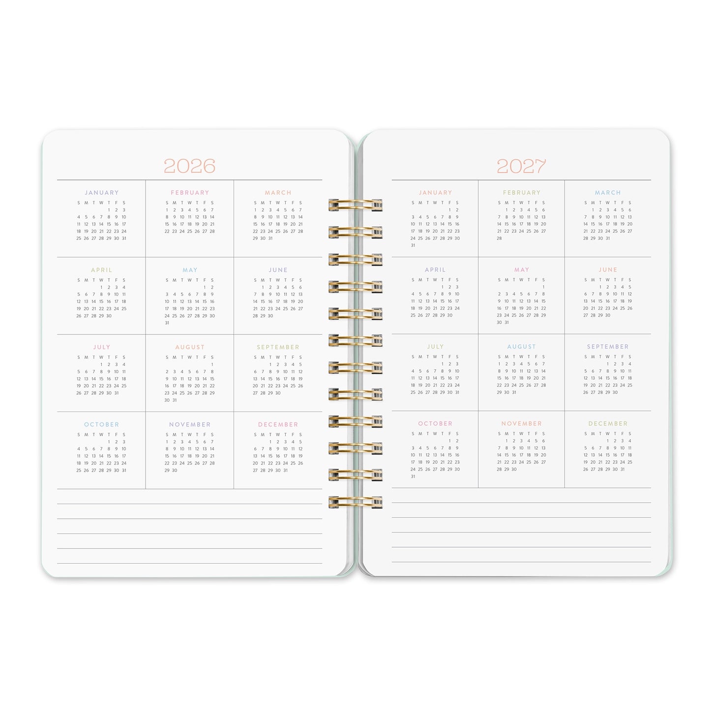 Looking for a planner that can keep pace with your busy life? Meet Orange Circle Studio’s best-selling Do It All™ Planner (Aug. 2026–Dec. 2027). Designed for families and multitaskers alike, it offers space for up to six schedules, plus monthly and weekly views to keep everything on track. Inside, you’ll also find inspirational quotes, fun stickers, and tear-out to-do and shopping lists. Finished with stylish cover art and a handy elastic closure, it’s a planner that truly does it all.

• 5.75"w x 8.25"h 
•