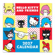 Make 2027 your best year yet with this classic 12" × 12" Hello Kitty® and Friends Wall Calendar (Jan.–Dec. 2027). Filled with super cute artwork, this 12-month calendar doubles as cheerful wall décor, brightening any space while helping you stay organized all year.

• 12"w x 12"h closed 
• 12 months (Jan.–Dec. 2027) 
• 13 pages; 150 gsm acid-free, FSC®-certified paper 
• Saddle-stitch binding 

© 2026 SANRIO CO., LTD. Used Under License.

