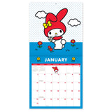 Make 2027 your best year yet with this classic 12" × 12" Hello Kitty® and Friends Wall Calendar (Jan.–Dec. 2027). Filled with super cute artwork, this 12-month calendar doubles as cheerful wall décor, brightening any space while helping you stay organized all year.

• 12"w x 12"h closed 
• 12 months (Jan.–Dec. 2027) 
• 13 pages; 150 gsm acid-free, FSC®-certified paper 
• Saddle-stitch binding 

© 2026 SANRIO CO., LTD. Used Under License.

