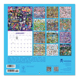 Adventure through the year with the iconic tokidoki™ crew! This 7" × 7" Wall Calendar (Jan.–Dec. 2027) is not too big or too small—it's just the right size to help keep your days on track while doubling as adorable wall art that brightens every space.

• 7"w x 7"h closed 
• 12 months (Jan.–Dec. 2027) 
• 13 pages; 150 gsm acid-free, FSC®-certified paper 
• Saddle-stitch binding