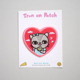 Bel’s Art World Iron-on Patch - Kitty Donuts