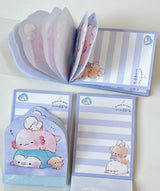 Axolotl Penguin Nap Time Tuttsumi Mini Notepad