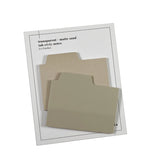 Blank Tab Sticky Note Set - Sand