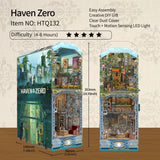 Diy Miniature House Book Nook Kit: Haven Zero w/ Dust Cover