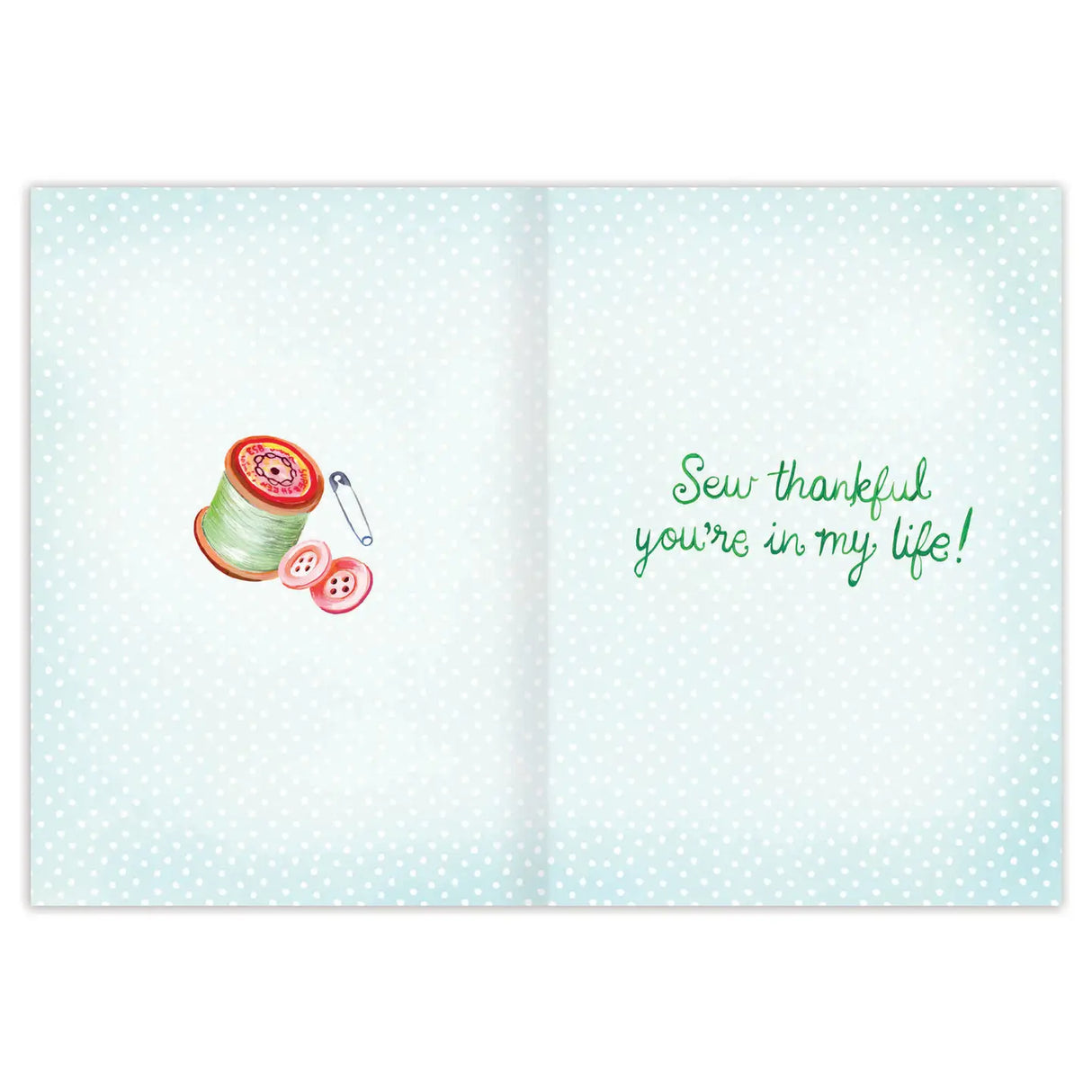 Sewing Thank You Card