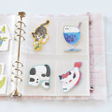 OTONA Sticker File Pocket Refills for Cards (6-hole)