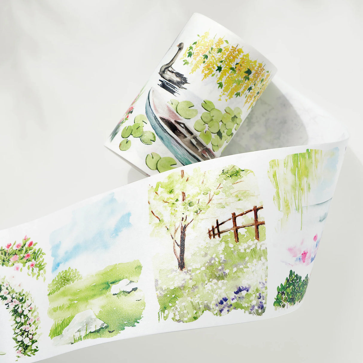 Monet's Garden Wide Washi/PET Tape