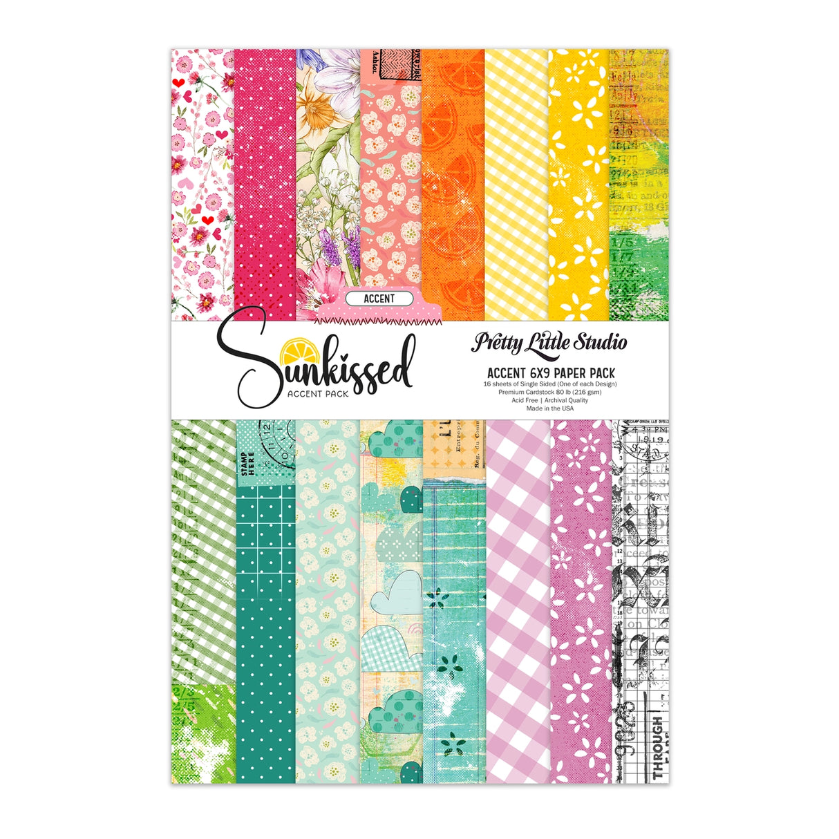 Sunkissed Collection - 6x9 Single Sided Paper Pack - 16 Sheets