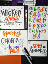 Wicked Words: Beginner Spooky Lettering Workshop with Emily Solis