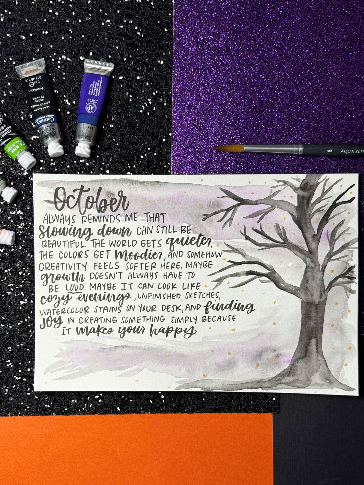 Haunted Hues: Watercolor Journaling for Beginners by Emily Solis