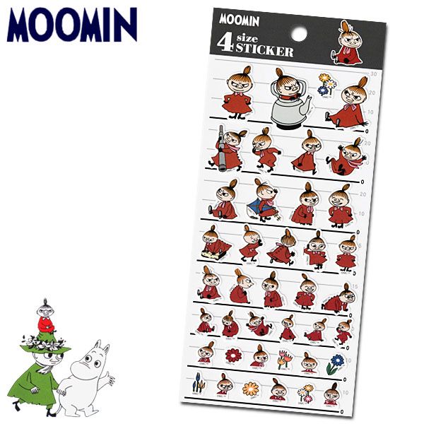 Moomin 4 Size Sticker - Little My