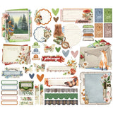 Simple Vintage Woodlands Ephemera Die Cut Cardstock Pieces