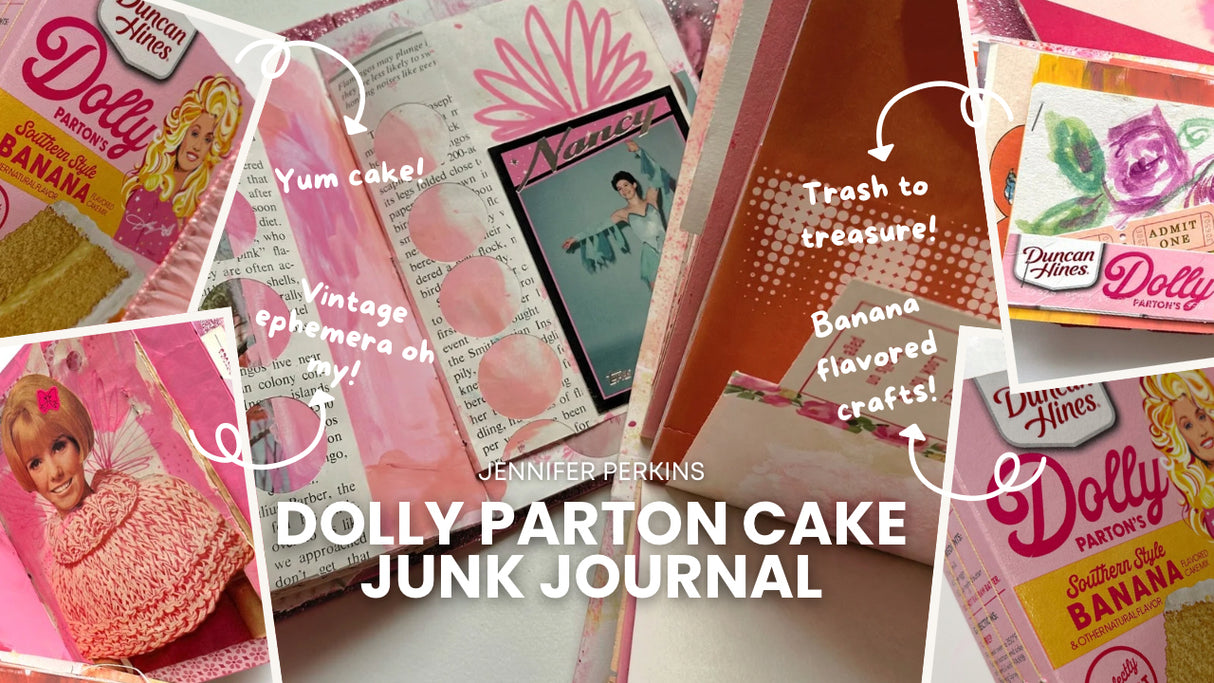 Oh Dolly! Cake Mix Junk Journal with Jennifer Perkins
