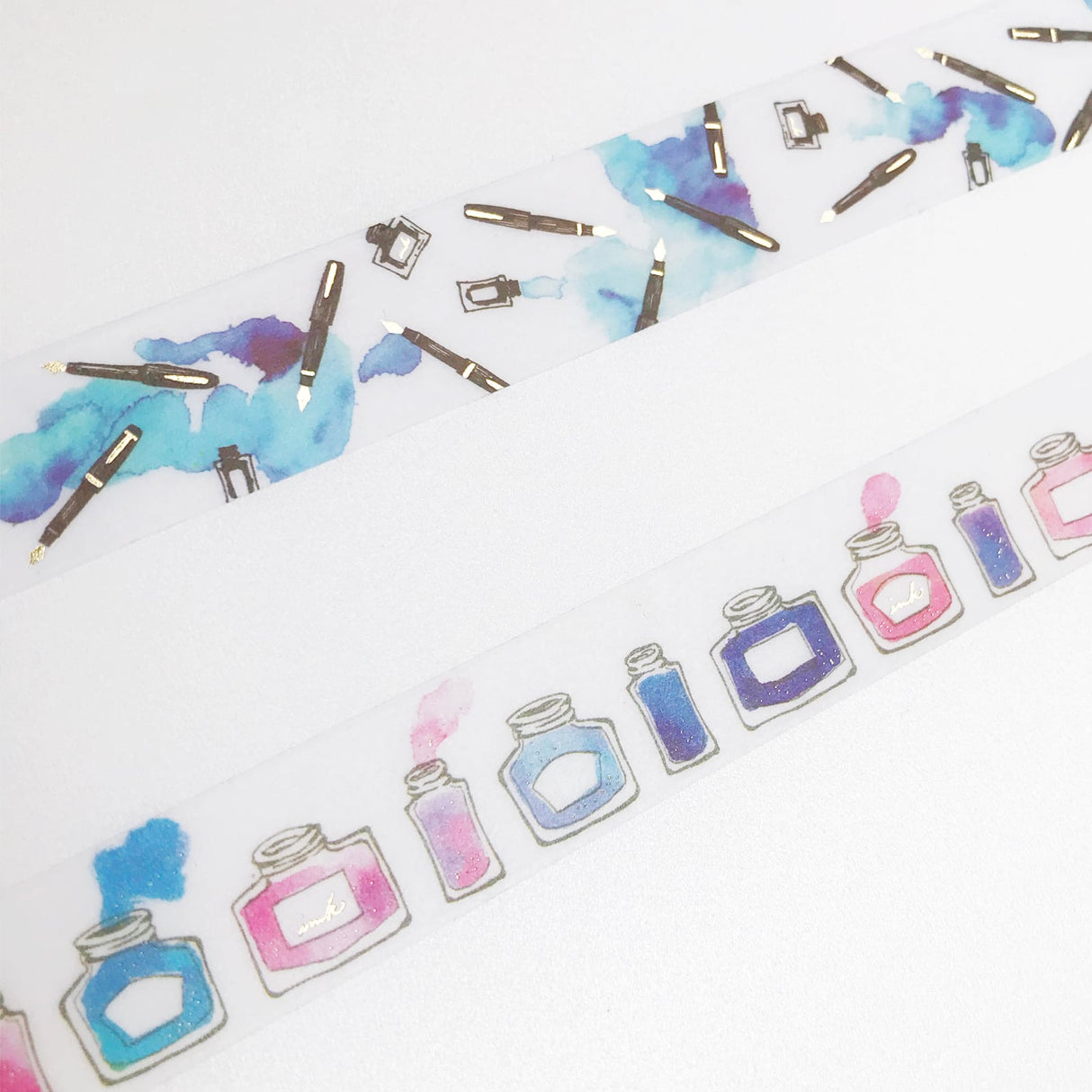 Fountain Pen Ink Bottle Washi Tape