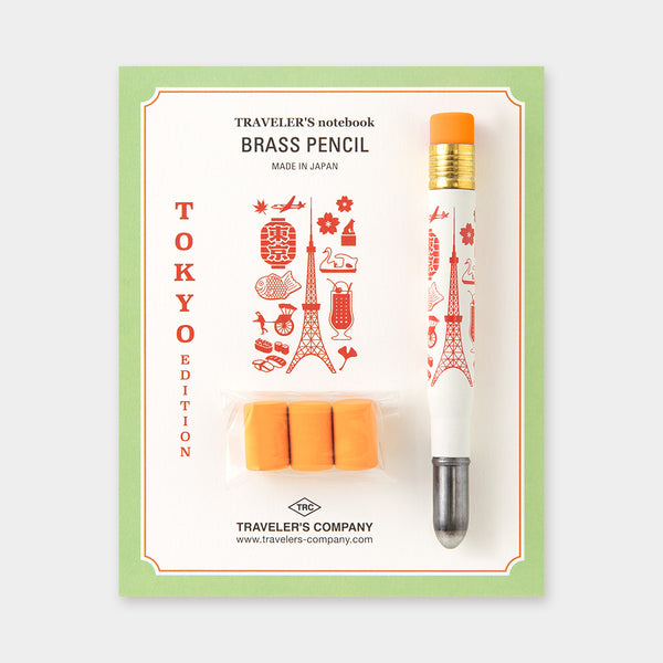 Brass Pencil TOKYO Traveler's notebook