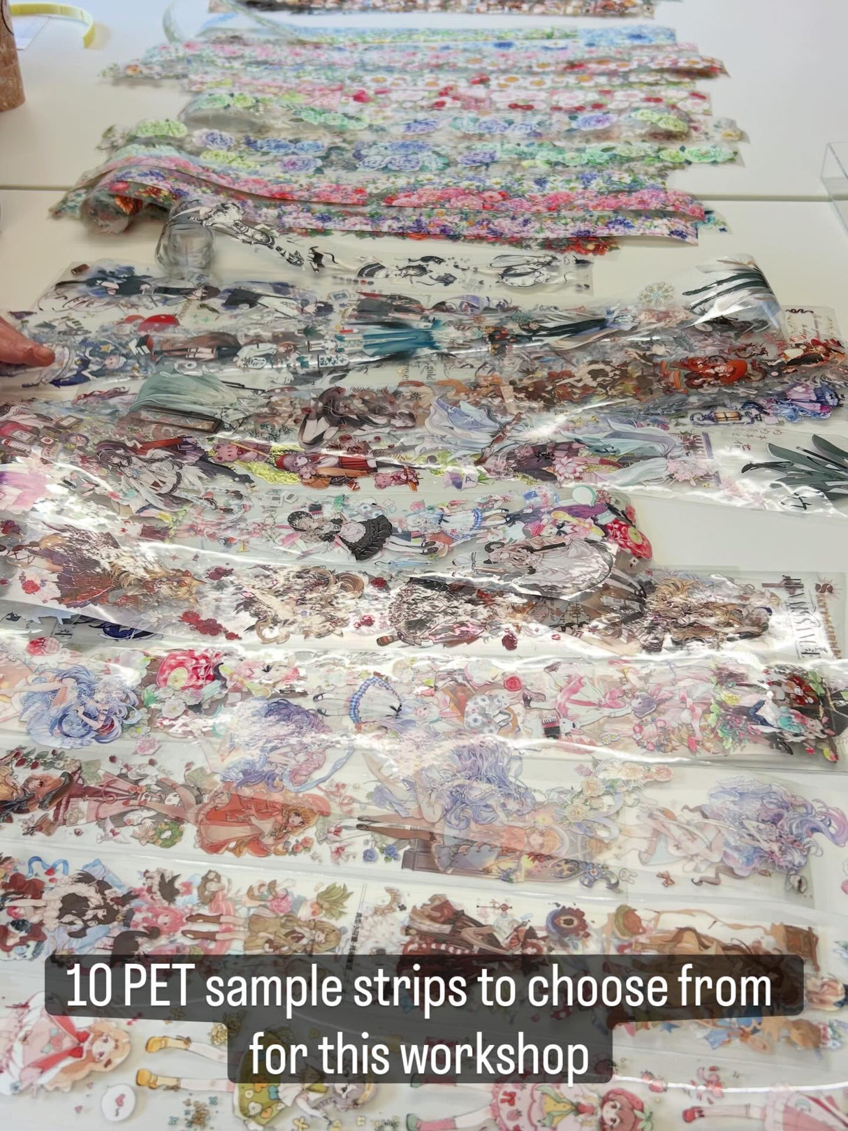 Circular Layout PET Tape Collage with Judy from Tokubetsumemori