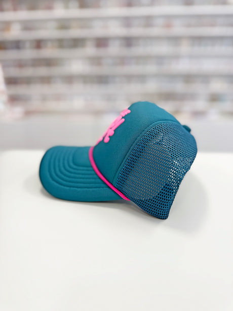 Little Craft Fest Turqouise Trucker Hat