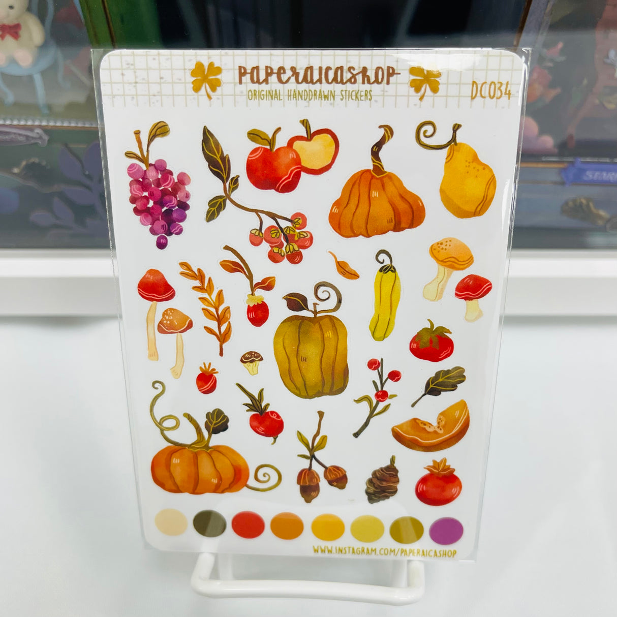 PaperaicaShop Autumn Harvest Planner Sticker