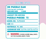 Build something truly special with the Cinnamoroll 3D Jigsaw Puzzle, designed in the shape of a cute and colorful soda can! This unique puzzle features the lovable Cinnamoroll, with vibrant colors and charming details that make it a delightful challenge for puzzle enthusiasts. Once you've completed your Cinnamoroll soda can, you can use it to store tiny items like small toys, office supplies, or trinkets. It also doubles as an adorable pencil holder to keep your desk organized and full of charm. 