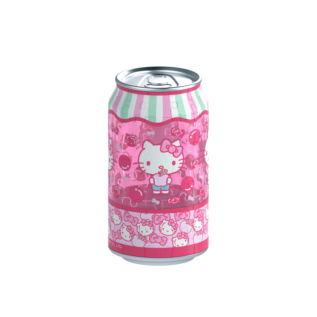 Build something truly special with the Hello Kitty 3D Jigsaw Puzzle, designed in the shape of a cute and colorful soda can! This unique puzzle features Hello Kitty, with vibrant colors and charming details that make it a delightful challenge for puzzle enthusiasts. After you've built your Hello Kitty soda can, you can use it to store tiny items, such as small toys, office supplies, or trinkets. It also doubles as a cute pencil holder to keep your desk organized and stylish.