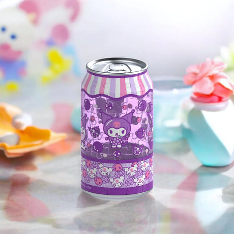 Create something truly unique with the Kuromi 3D Jigsaw Puzzle, designed in the shape of a fun and colorful soda can! This eye-catching puzzle features the mischievous and edgy Kuromi, complete with vibrant colors and bold details that make it an exciting challenge for puzzle lovers. Once you've assembled your soda can, it can be used to store small items, like office supplies, trinkets, or little collectibles. It also doubles as a quirky pencil holder.