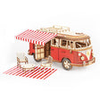 Step back into the groovy days of the 1950s and 60s with this charming replica of the iconic hippie van. This 1:14 scale model captures the spirit of adventure, freedom, and endless road trips. Crafted from precision-cut wood pieces, it’s perfect for puzzle lovers and vintage enthusiasts alike. Enjoy the satisfaction of building this timeless symbol of wanderlust—piece by piece—into a stunning display for your home or office.