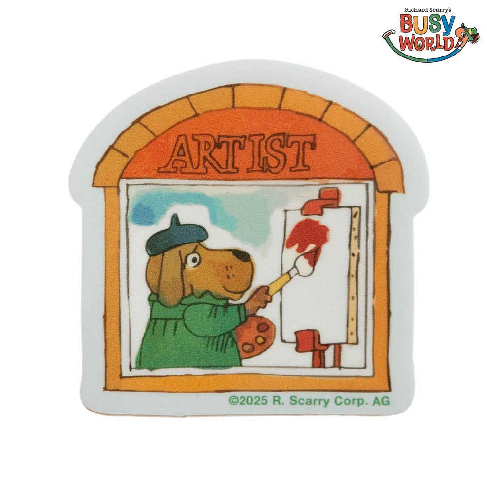 3P4 X Richard Scarry® - Art Shop Vinyl Sticker

Welcome to the Busy World of Richard Scarry!

We’re so excited to bring the beloved charm and joy of childhood memories of Busytown to life. Each piece in our collection celebrates Richard Scarry’s world of community, kindness, and imagination—true to Three Potato Four’s love for reimagining timeless classics and a bringing a touch of nostalgia to everyday life.

Vinyl Sticker
Approx. 3" x 3"
Made in U.S.A.