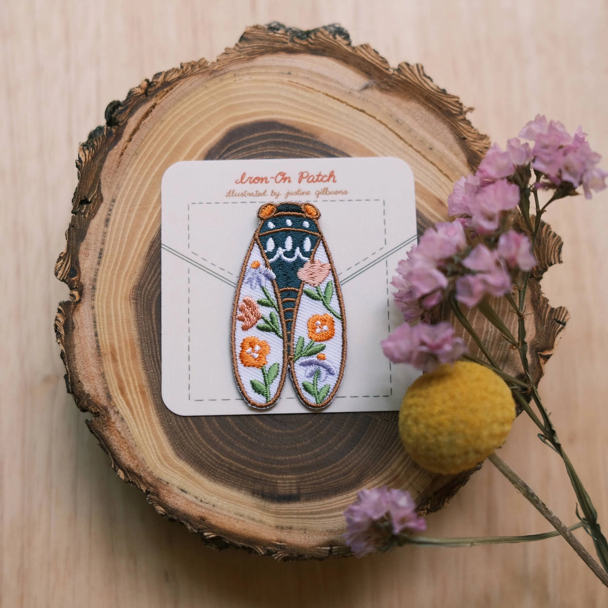 Cicada Small Iron-On Patch