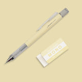 Mono Graph Mechanical Pencil + Eraser Set - Cream Yellow