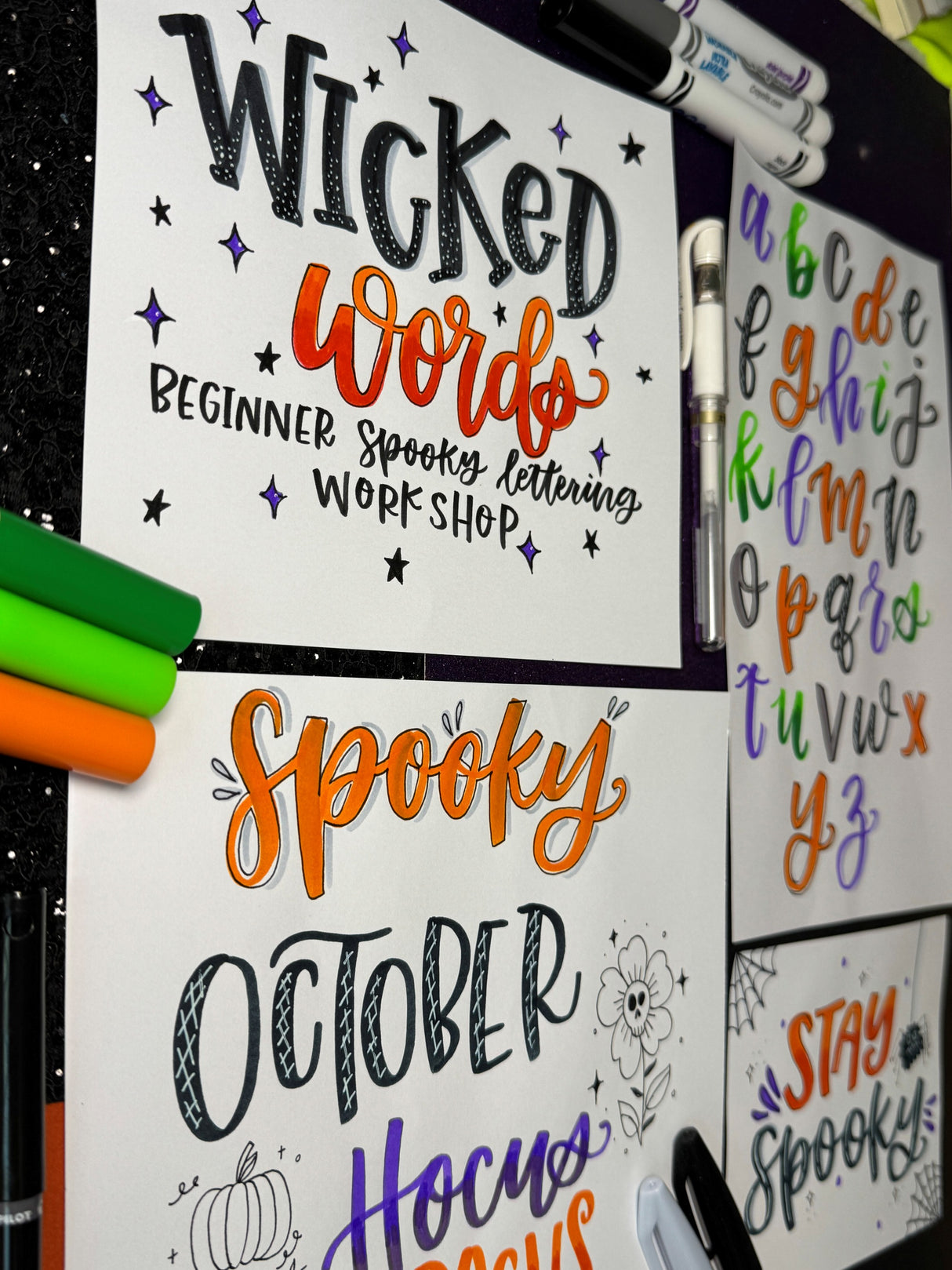 Wicked Words: Beginner Spooky Lettering Workshop with Emily Solis
