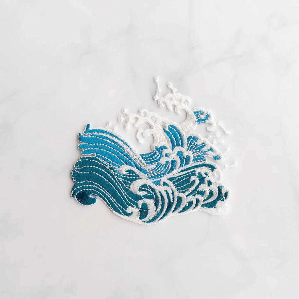 Ocean Wave Iron-On Patch