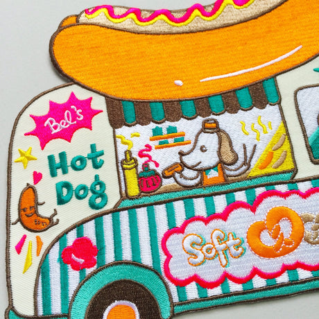 Bel’s Art World XXL Patch - Hot Dog Truck