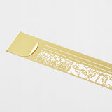 Midori Clip Ruler - Brass - Cat