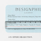 Midori Lens Ruler - Transparent
