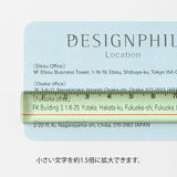 Midori Lens Ruler - Yellow