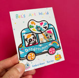 Bel’s Art World Iron-on Patch - Day Dreamer