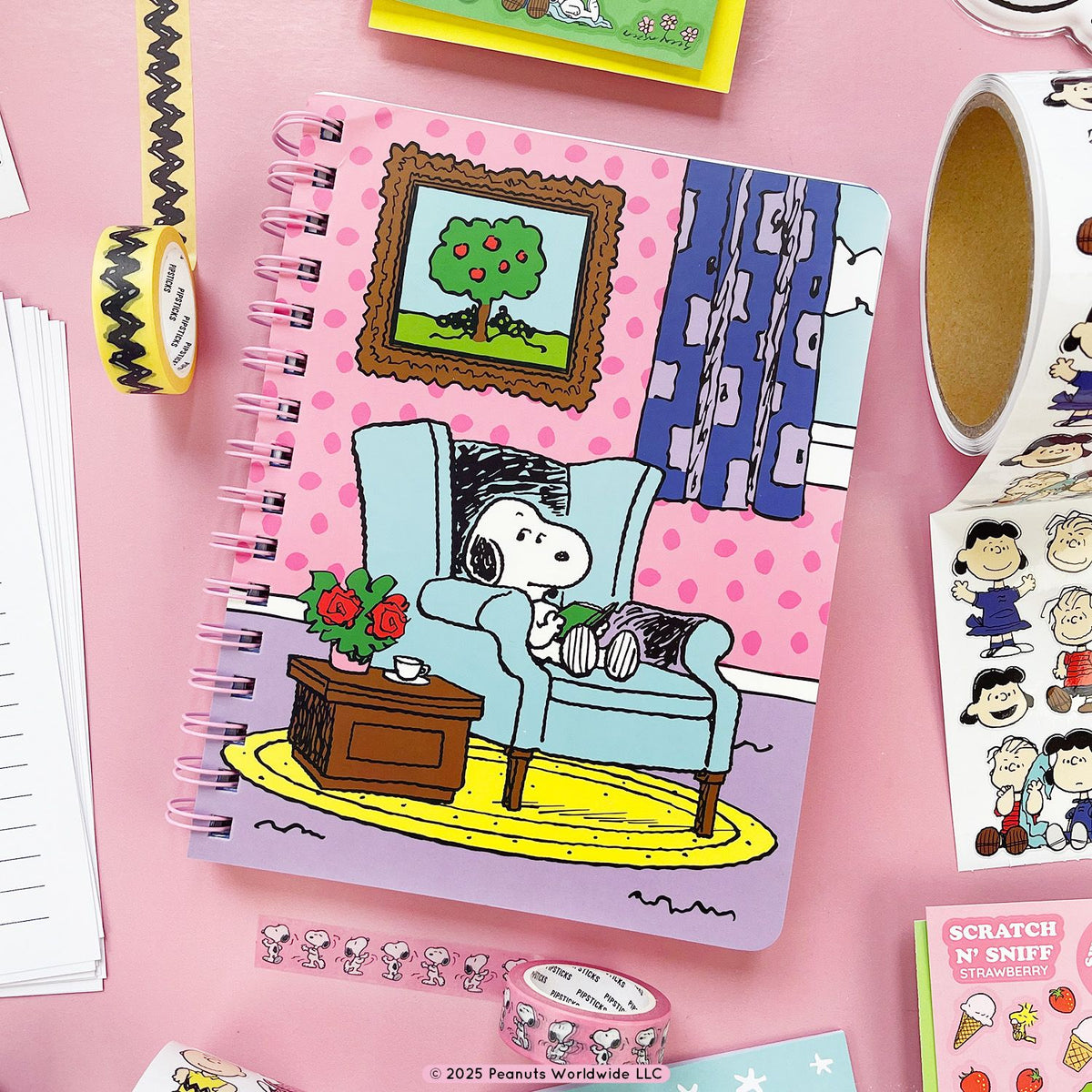 Snoopy Take It Easy Spiral Notebook – Little Craft Place