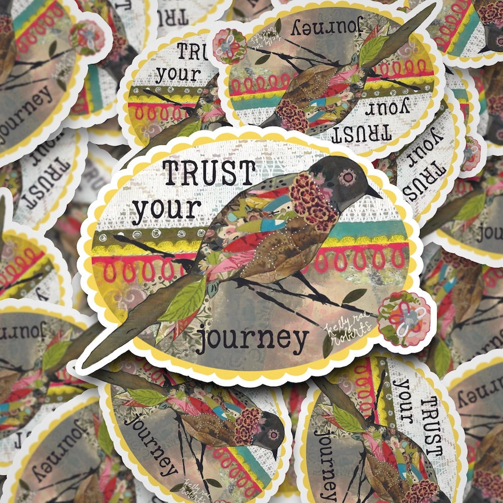 Trust Your Journey Vinyl Sticker