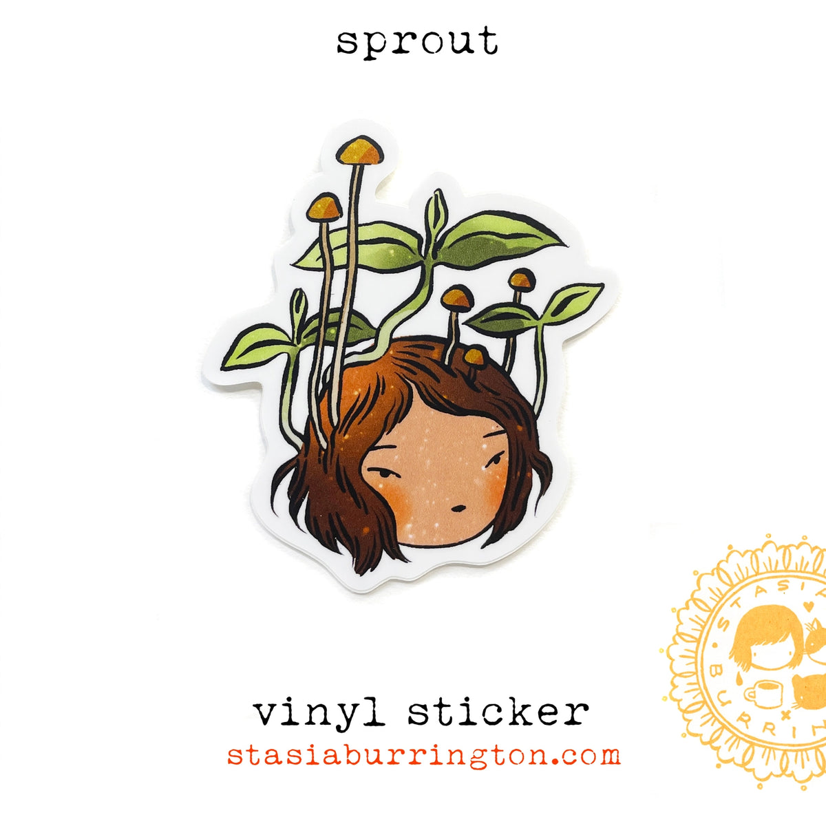 Sprout Vinyl Sticker – Little Craft Place